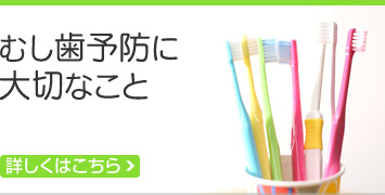 むし歯予防に大切なこと